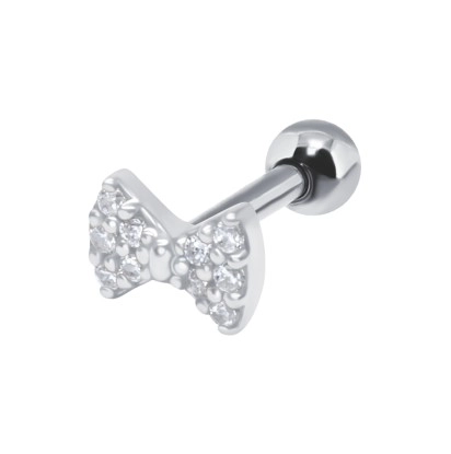 Shiny Bow Helix Ear Piercing TIP-3334